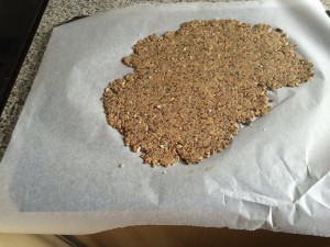 Crtacker mix ready for the oven
