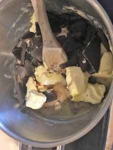 Melting butter & Chocolate on the Aga top