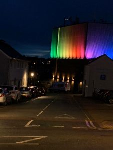 Torch Theatre at Night